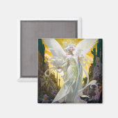 Angel Fantasy Art Magnet (Vorderseite/Rückseite)