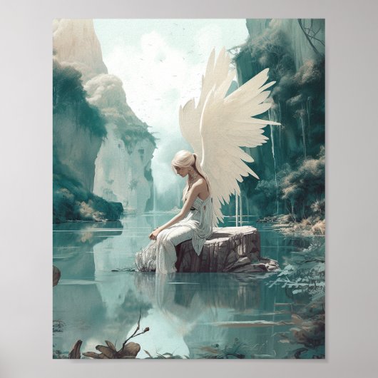 Angel Fantasy Art Poster (Vorne)