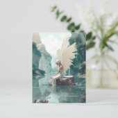 Angel Fantasy Art Postkarte (Stehend Vorderseite)
