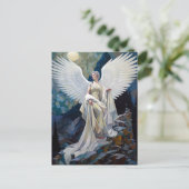 Angel Fantasy Art Postkarte (Stehend Vorderseite)