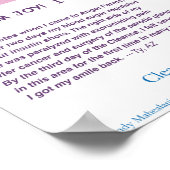 Angel Farms Pankreas Chart Poster (Ecke)