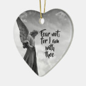 Angel, Fear Not, God's protection Inspirational Keramikornament (Links)
