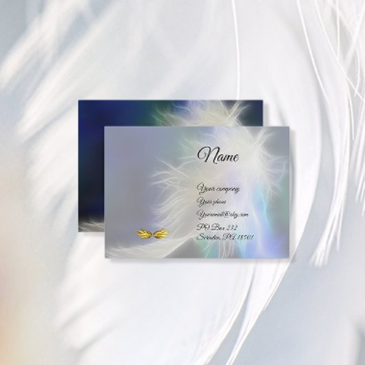 Angel Feather 2 Business Card Visitenkarte