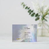 Angel Feather 2 Business Card Visitenkarte (Stehend Vorderseite)