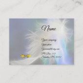 Angel Feather 2 Business Card Visitenkarte (Vorderseite)
