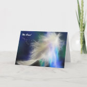 Angel Feather and Stars Card Karte (Vorderseite)