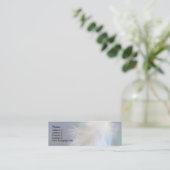 Angel Feather Mini Visitenkarte (Stehend Vorderseite)