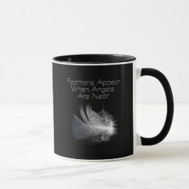 Angel Feather Motivierend Zitat Tasse