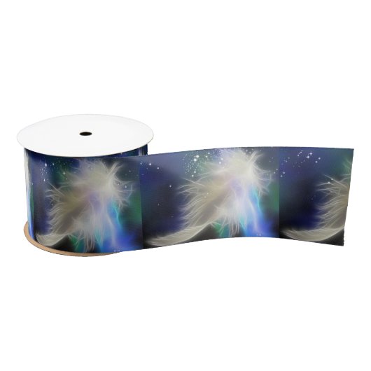 Angel Feather Satinband (Spule)