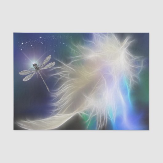 Angel Feather und Dragonfly 2 Seidenpapier (Vorderseite)