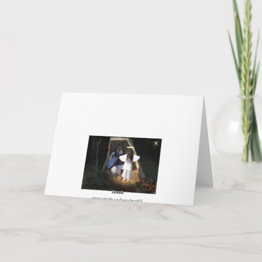 Angel Feiertagskarte (Rückseite)