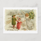 Angel Feiertagspostkarte (Vorderseite)