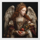 Angel Fensteraufkleber (Blatt)