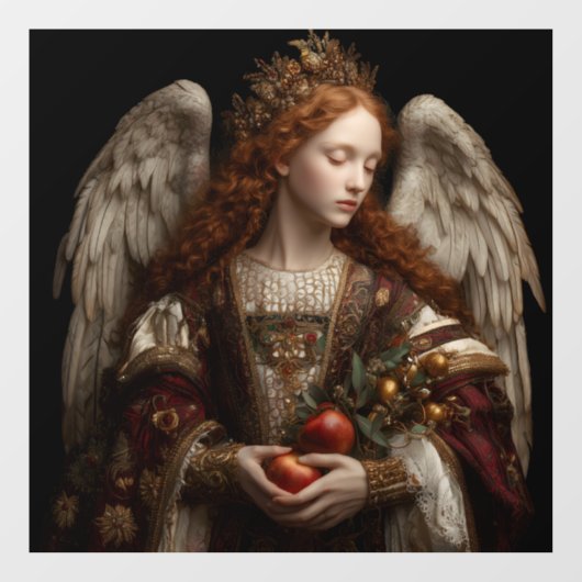 Angel Fensteraufkleber (Blatt)