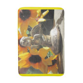 Angel Figurine Blows a Kiss Badematte (Vorderseite Vertikal)