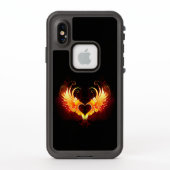 Angel Fire Heart with Wings (Rückseite)