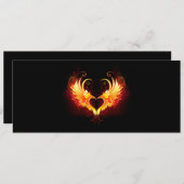 Angel Fire Heart with Wings Ankündigung (Vorne/Hinten)