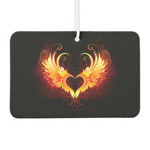 Angel Fire Heart with Wings Autolufterfrischer
