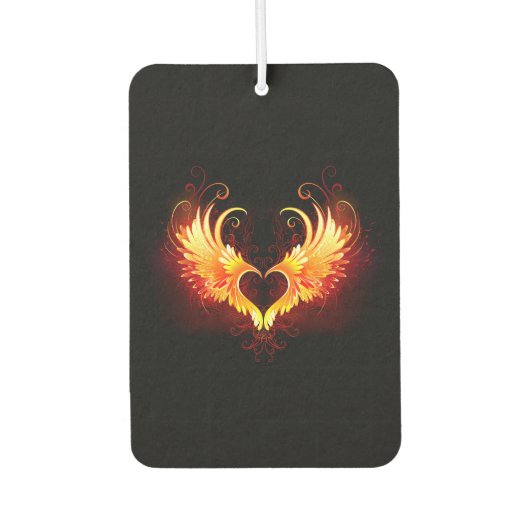 Angel Fire Heart with Wings Autolufterfrischer (Vorderseite)