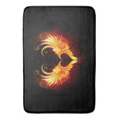 Angel Fire Heart with Wings Badematte (Vorderseite Vertikal)