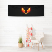 Angel Fire Heart with Wings Banner (Insitu)