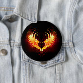 Angel Fire Heart with Wings Button (Beispiel)