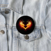 Angel Fire Heart with Wings Button (Beispiel)