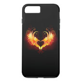 Angel Fire Heart with Wings Case-Mate iPhone Hülle (Rückseite)