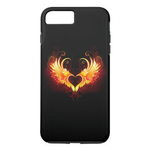 Angel Fire Heart with Wings Case-Mate iPhone Hülle