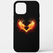 Angel Fire Heart with Wings Case-Mate iPhone Hülle (Rückseite)