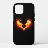 Angel Fire Heart with Wings Case-Mate iPhone Hülle (Rückseite)