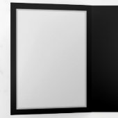 Angel Fire Heart with Wings Dreifach Gefaltete Ankündigung (Innen Erste Seite)