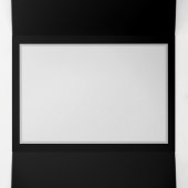 Angel Fire Heart with Wings Dreifach Gefaltete Einladung (Innenseite Mitte)