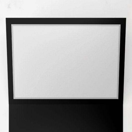 Angel Fire Heart with Wings Dreifach-gefaltete Programmkarte (Innen Erste Seite)