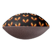 Angel Fire Heart with Wings Football (Gedreht 90)