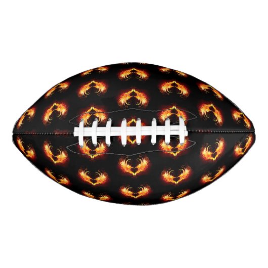 Angel Fire Heart with Wings Football (Vorderseite)