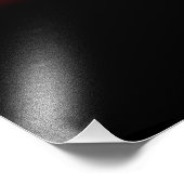 Angel Fire Heart with Wings Fotodruck (Ecke)