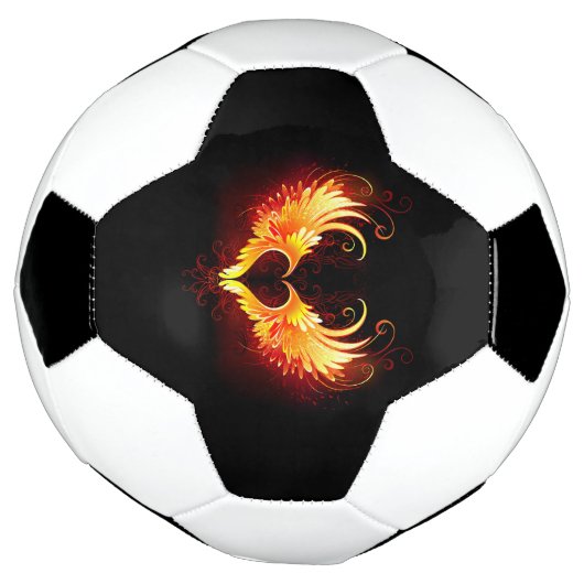 Angel Fire Heart with Wings Fußball (Gedreht)
