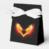Angel Fire Heart with Wings Geschenkschachtel (Vorderseite)