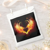 Angel Fire Heart with Wings Geschenktütchen (Ausgeschnitten)