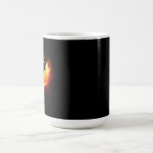 Angel Fire Heart with Wings Kaffeetasse (Mittel)