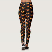 Angel Fire Heart with Wings Leggings (Rückseite)