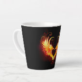 Angel Fire Heart with Wings Milchtasse (Linke Ecke)
