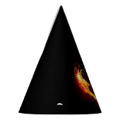 Angel Fire Heart with Wings Partyhütchen (Links)