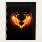 Angel Fire Heart with Wings Planer (Vorderseite)