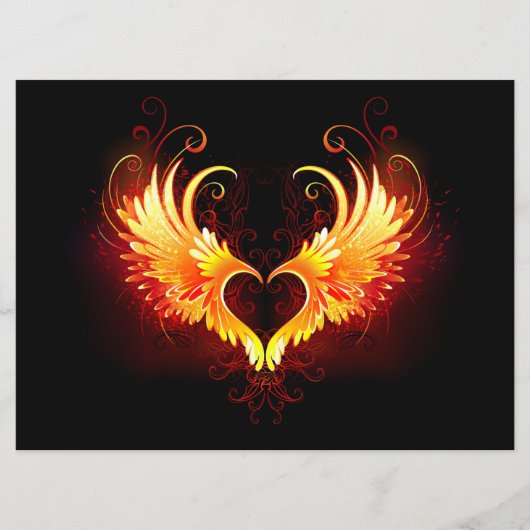 Angel Fire Heart with Wings Programm (Vorderseite)