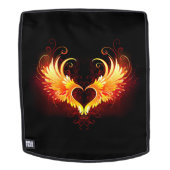 Angel Fire Heart with Wings Rucksack (Abnehmbare Front)
