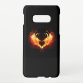 Angel Fire Heart with Wings Samsung Galaxy Hülle (Rückseite)