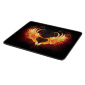 Angel Fire Heart with Wings Schneidebrett (Ecke)