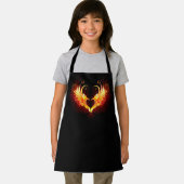 Angel Fire Heart with Wings Schürze (Insitu)